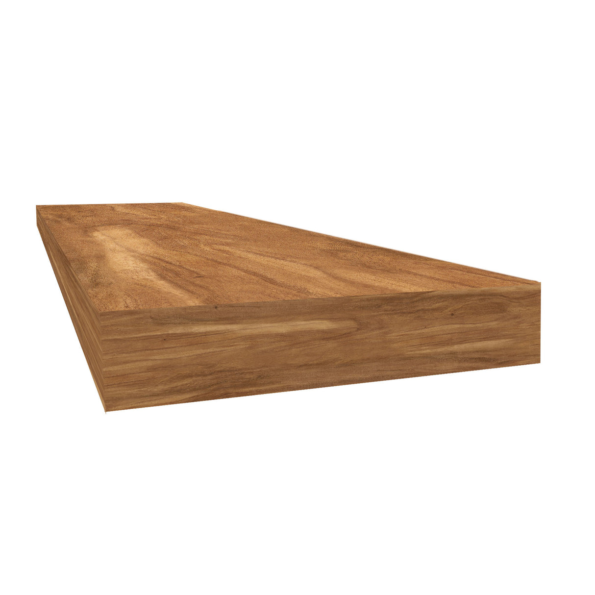 CoreLuxe Tobacco Road Acacia 48" Square Retrofit Tread with Return