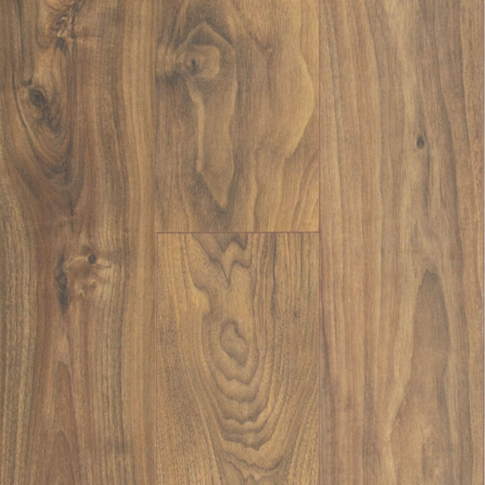 9mm w/pad Rum Cay Walnut Water-Resistant Hybrid Resilient Flooring 7.56 in. Wide x 50.63 in. Long