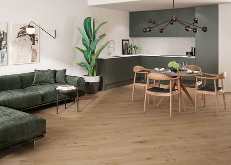 9"x48" Perigord White Oak Porcelain Tile- Stack Out - 229.26 Sq. Ft.
