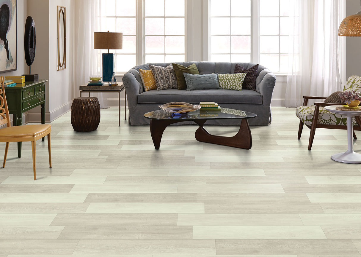 5mm w/pad Dexter Oak Waterproof Rigid Vinyl Plank Flooring 6 in. Wide x 48 in. Long