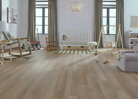6mm w/pad Merritt Oak Waterproof Rigid Vinyl Plank Flooring 7.1 in. Wide x 48 in. Long - Sample