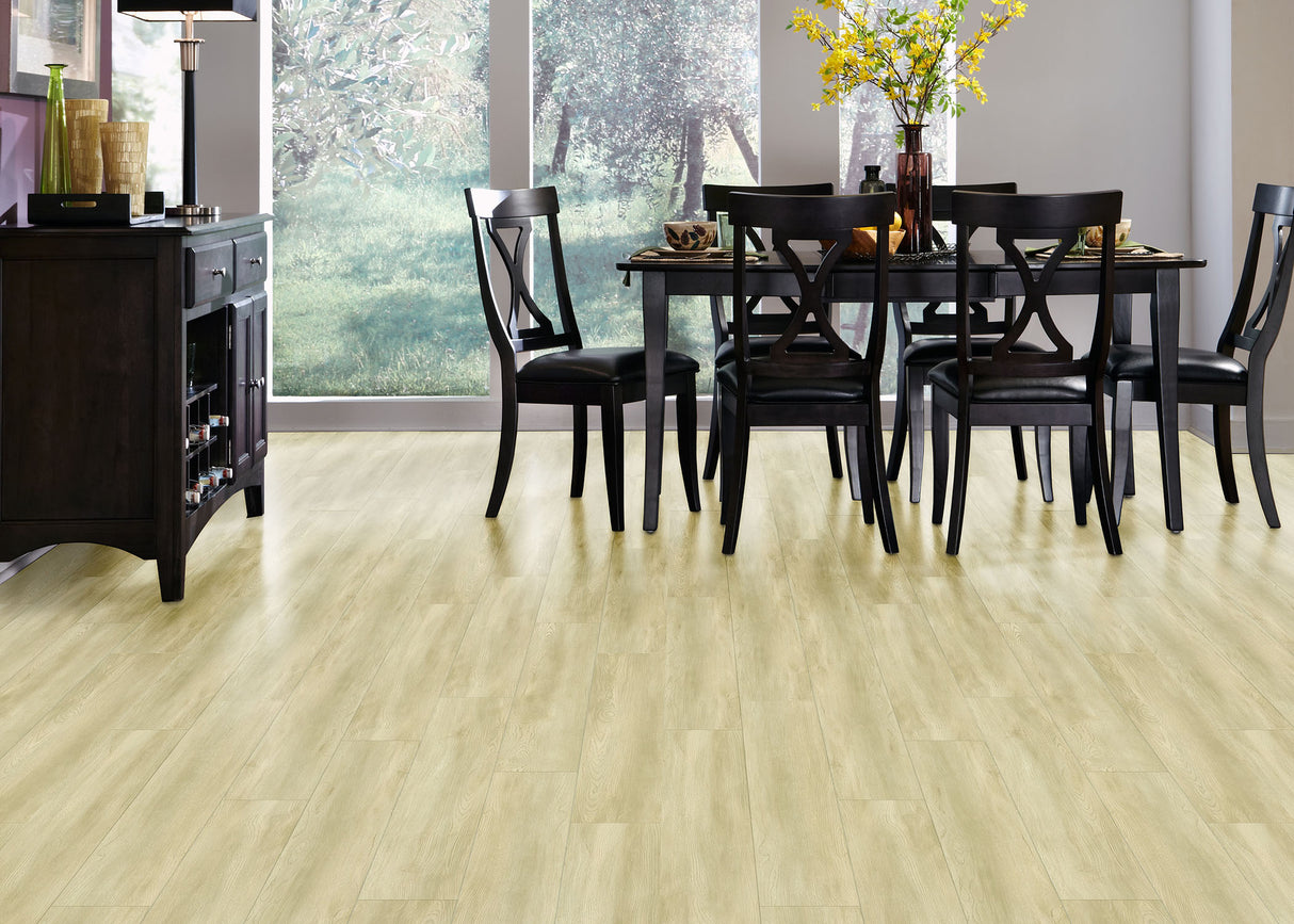 6mm w/pad Hilltop Oak Waterproof Rigid Vinyl Plank Flooring 7 in. Wide x 60 in. Long