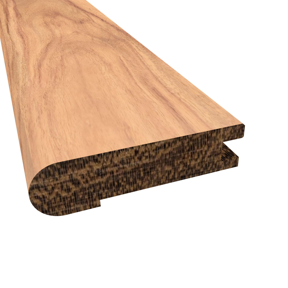 Prefinished Honeybrush Acacia Hardwood 5/8 in.Thick x 2.75 in. Wide x 78 in. Length Stair Nose