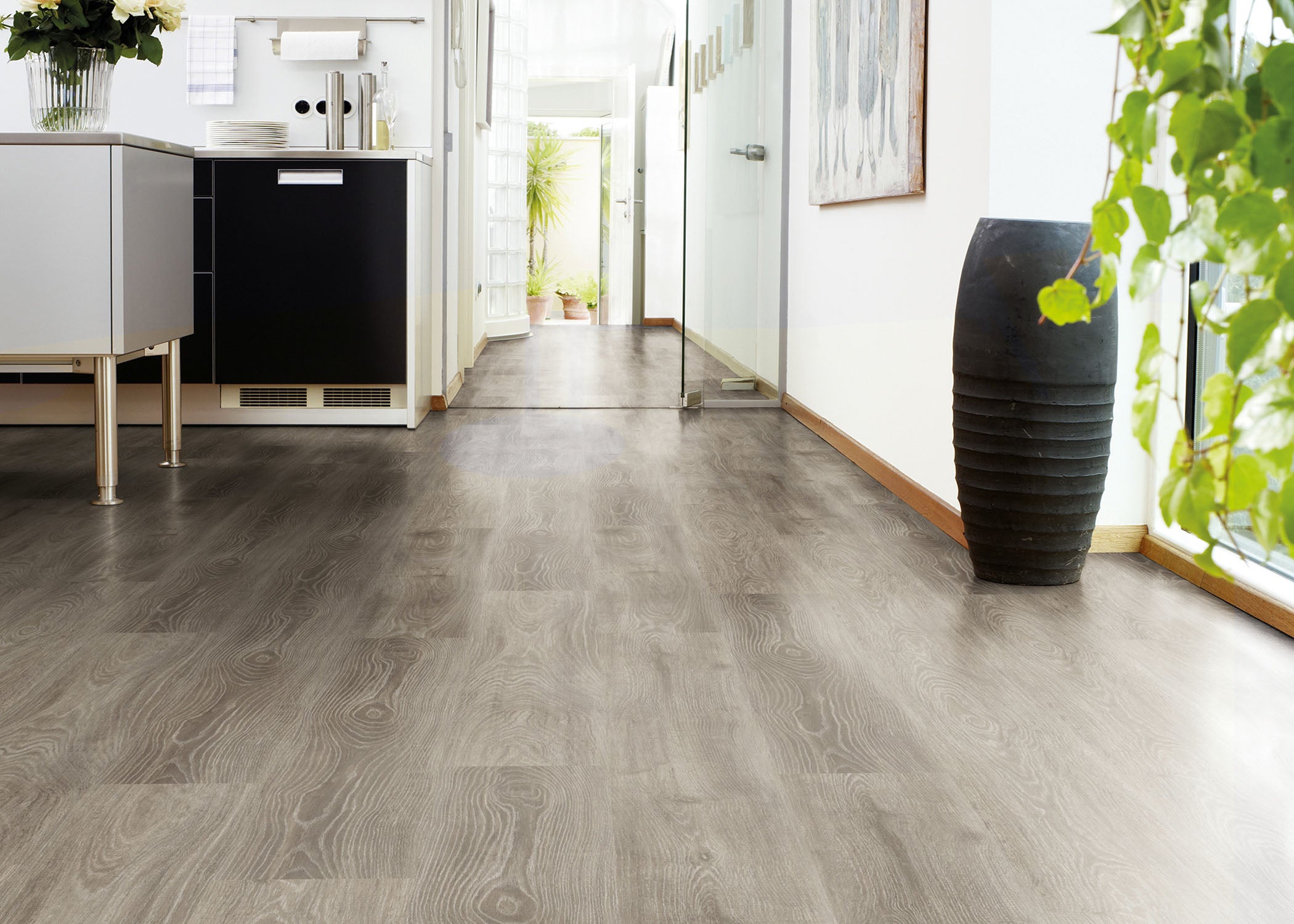 7mm Alpenheim Oak Water-Resistant Laminate Flooring 7.6 in. Width