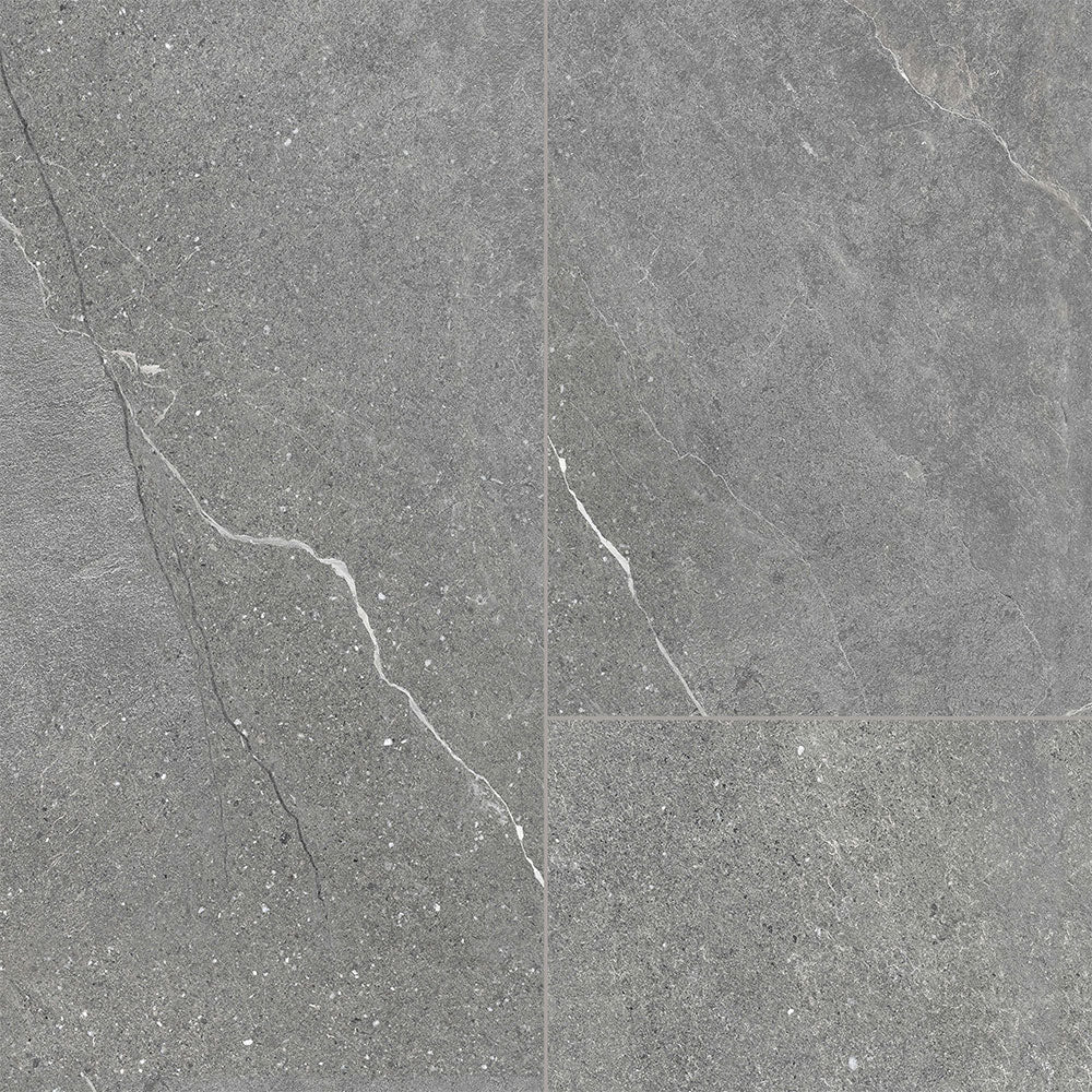 12 in. x 24 in. Quarzo Grigio Porcelain Tile