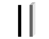 WM S4S 23/32 in. Thick x 7-1/4 in. Tall x 12 ft. Length PFJ Craftsman Baseboard