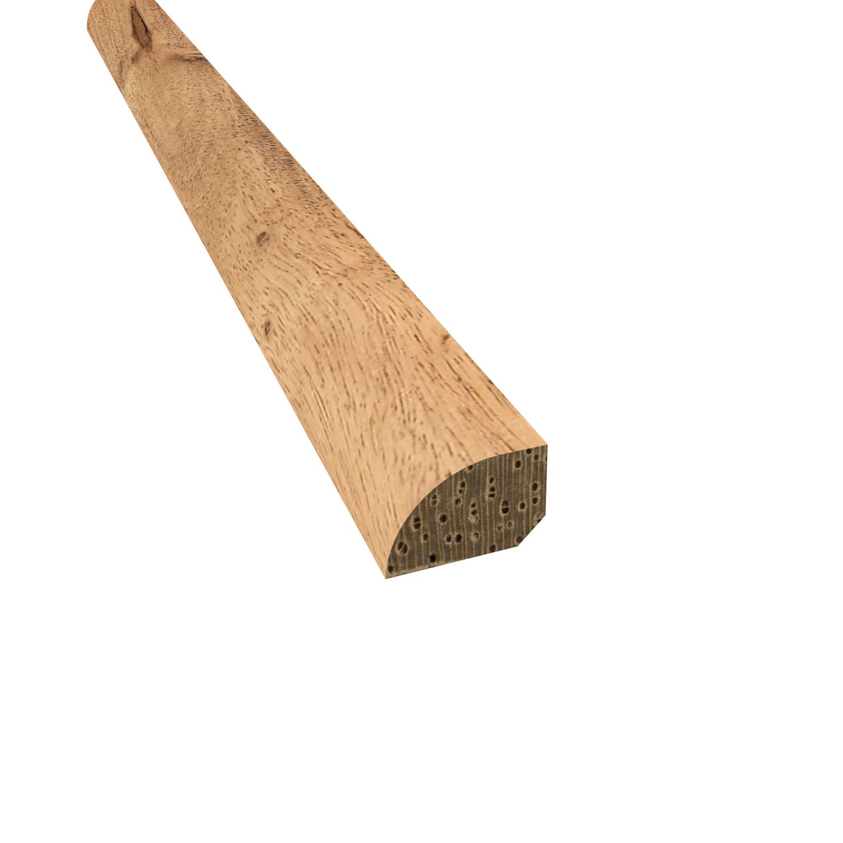 Prefinished Golden Mahogany Hardwood 1/2 in. Thick x 0.75 in. Wide x 78 in. Length Shoe Molding