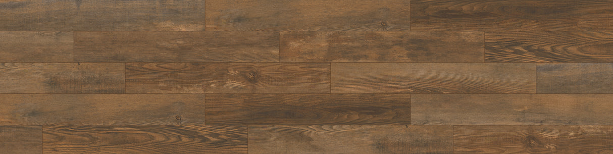 9mm w/pad Saddlebrook Springs Chestnut WP Hybrid Resilient Flooring 7.56 in. W x 50.63 in. L - Sample