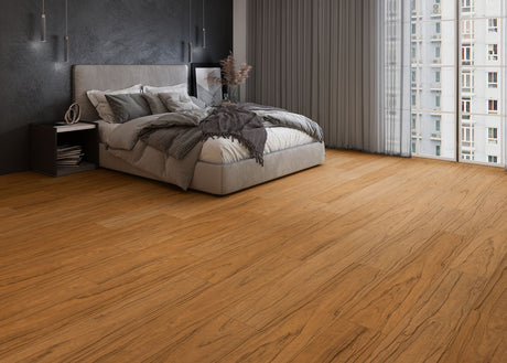 9mm w/pad Mandalay Walnut Waterproof Hybrid Resilient Flooring 7.56 in. Wide x 50.63 in. Long