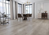 9mm w/pad Piedmont Cherry Water-Resistant Hybrid Resilient Flooring 7.56 in. Wide x 50.63 in. Long
