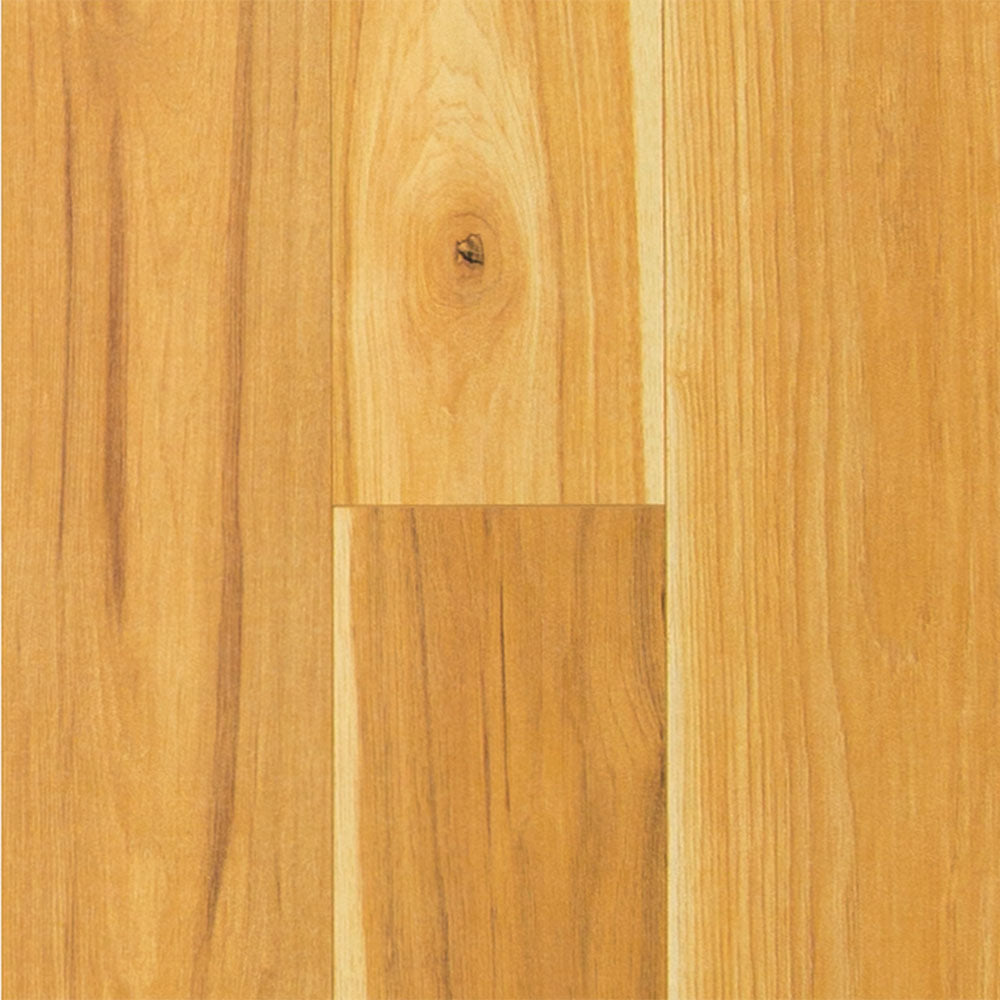 9mm w/pad Honey Falls Hickory Water-Resistant Hybrid Resilient Flooring - Sample