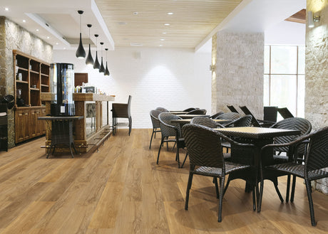 6mm Heritage Oak Water-Resistant Cork Flooring 7.67 in. Wide
