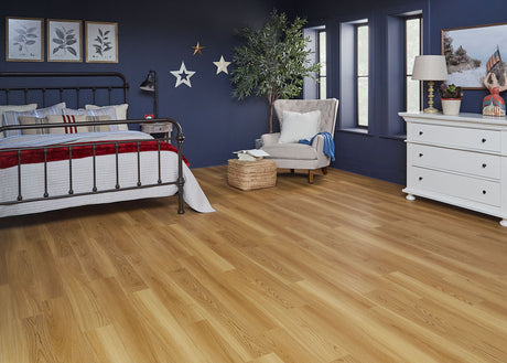 5mm w/pad Cumberland Cherry Rigid Vinyl Plank Flooring 5.75 in. Wide x 48 in. Long - Sample