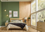 3/8 in. Red Oak Ridge Quick Click Prefinished Engineered Hardwood Flooring 5.38 in. Wide