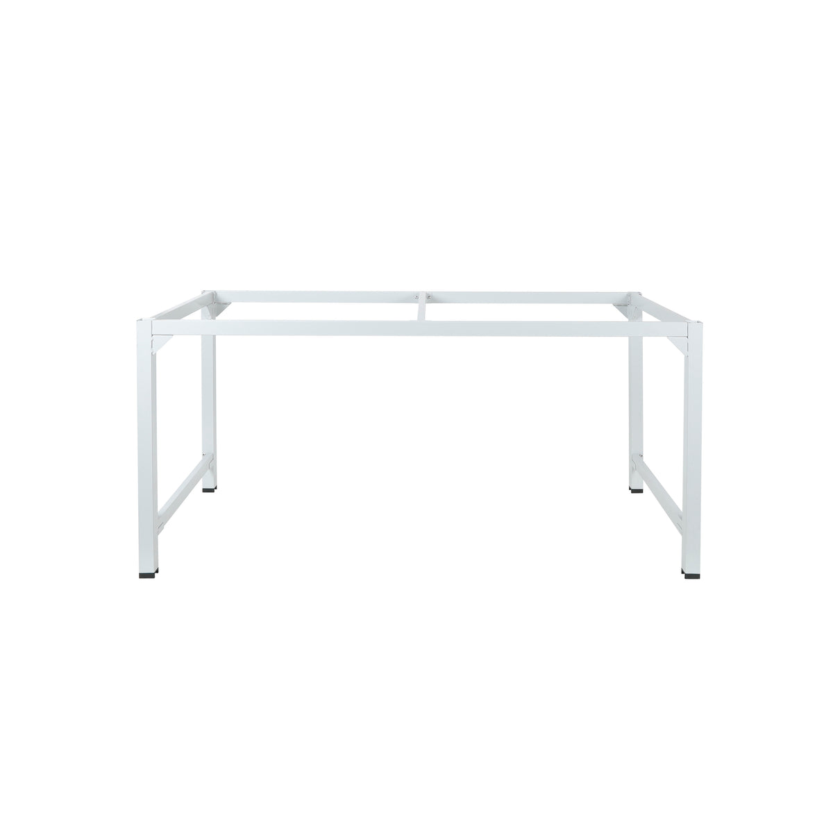 Metal Leg Kit Frame for 30"x 60" Desktop - 28 in Depth x 58 in Width x28 in Height -White