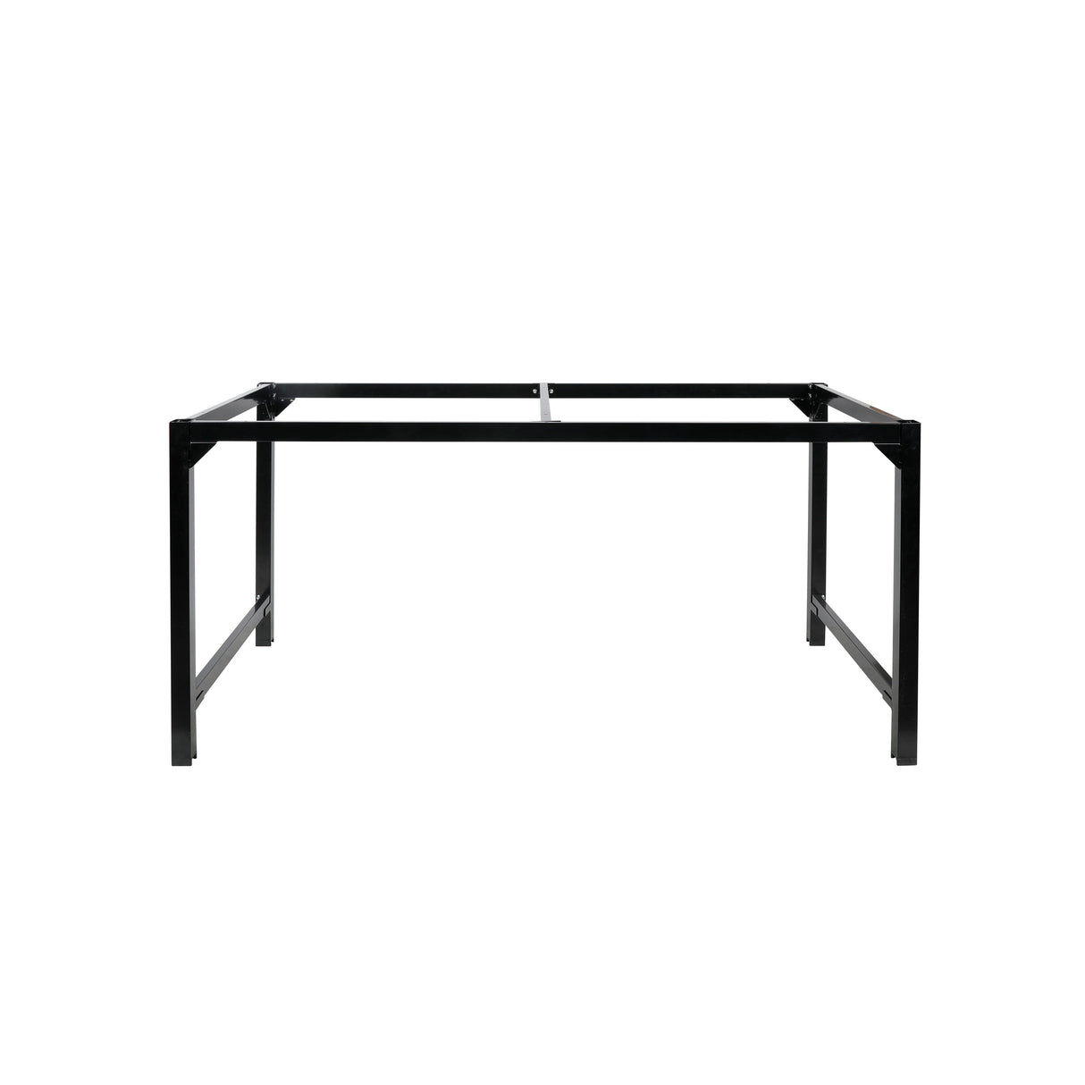 Metal Leg Kit Frame for 30 In. x 60 In. Desktop - 28 In. Depth x 58 In. Width x 28 In. Height - Black
