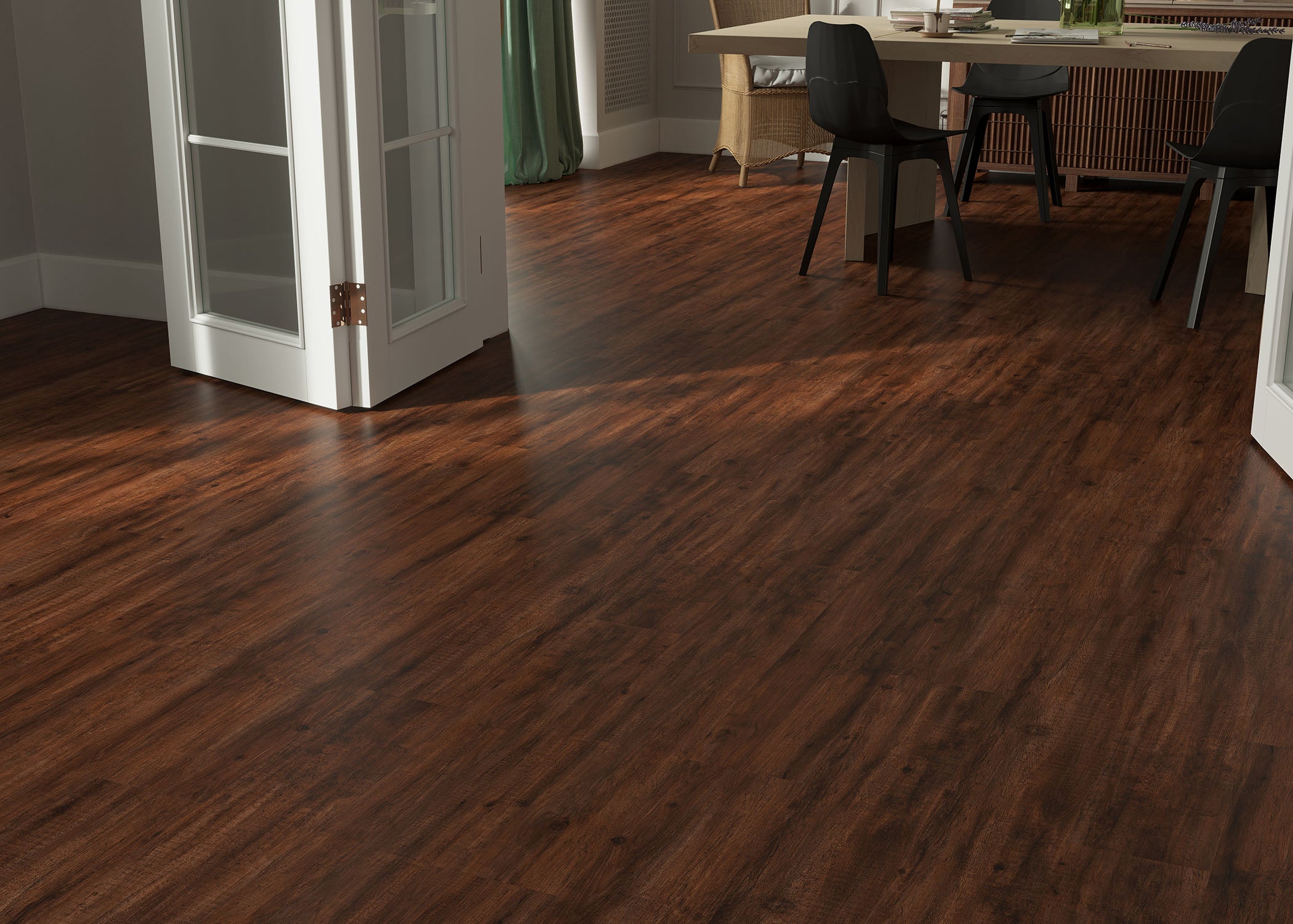 5mm w/pad Horizon Hickory Waterproof Rigid Vinyl Plank Flooring