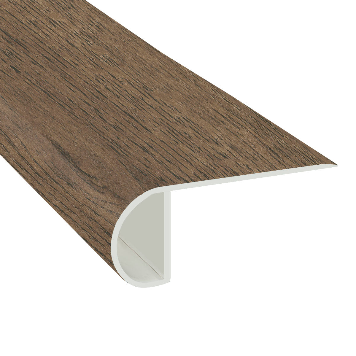 East Manor Oak Waterproof 2.25 in wide x 7.5 ft Length Low Profile Stair Nose