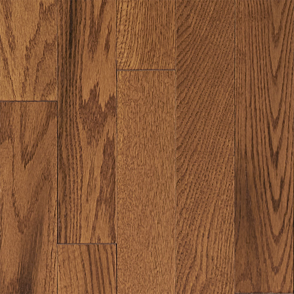 3/4 in. English Brown Oak Solid Hardwood Flooring 3 in. Wide - Sample