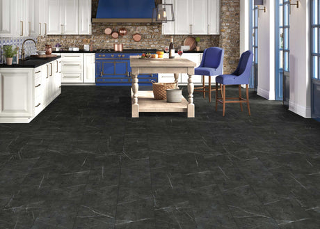 5mm w/pad Nero Salerno Waterproof Rigid Vinyl Tile 12 in. Wide X 24 in.Long