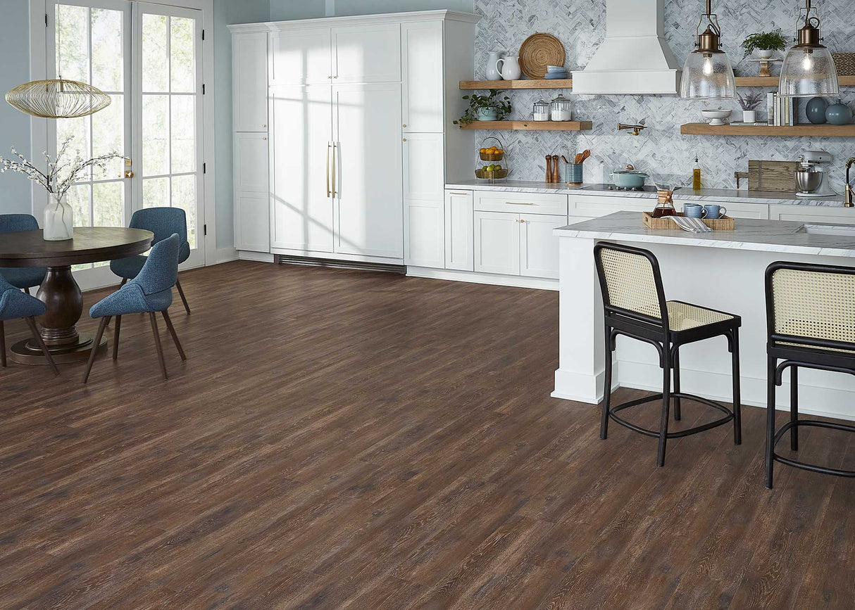 6mm w/pad Serene Garden Oak Waterproof Rigid Vinyl Plank 7.09 in. Wide x 48 in. Long - Sample