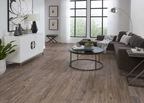 6mm w/pad Portland Oak Waterproof Rigid Vinyl Plank 7.09 in. Wide x 48 in. Long