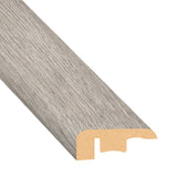 Morning Dew Oak Hybrid Resilient Waterproof 1.5 in wide x 7.5 ft Length Low Profile End Cap
