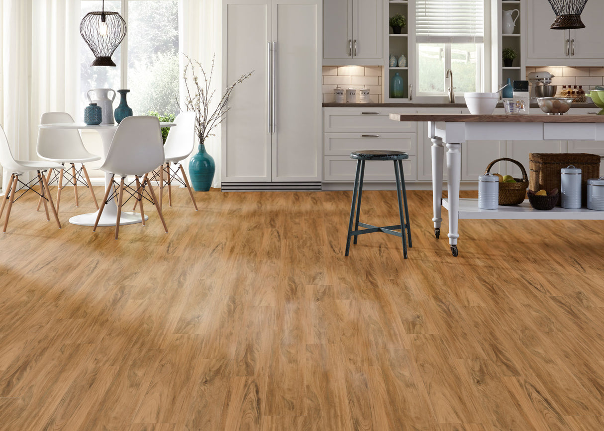 5mm w/pad Lafayette Koa Waterproof Rigid Vinyl Plank 7.17 in. Wide x 48 in. Long