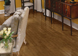 3/4 in. Saddle Oak High Gloss Solid Hardwood Flooring 2.25 in. Wide - As-Is - Stack Out - 380 Sq. Ft.
