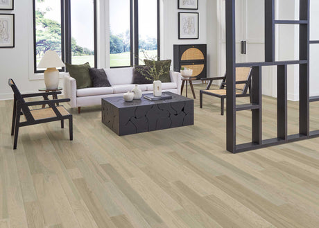 3/8 in. Northbank Trail White Oak Click Prefinished Engineered Hardwood Flooring 5 in. Wide - Sample