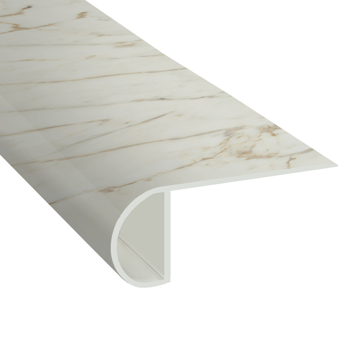 Luna Bianca Waterproof 2.25 in wide x 7.5 ft Length Low Profile Stair Nose