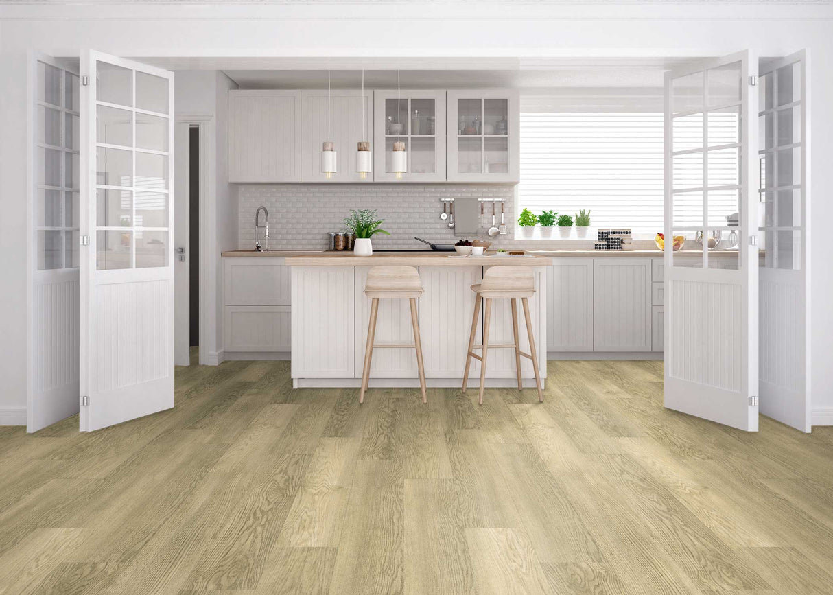 5mm w/pad Millhouse Oak Waterproof Rigid Vinyl Plank Flooring 7.17 in. Wide x 48 in. Long - Sample