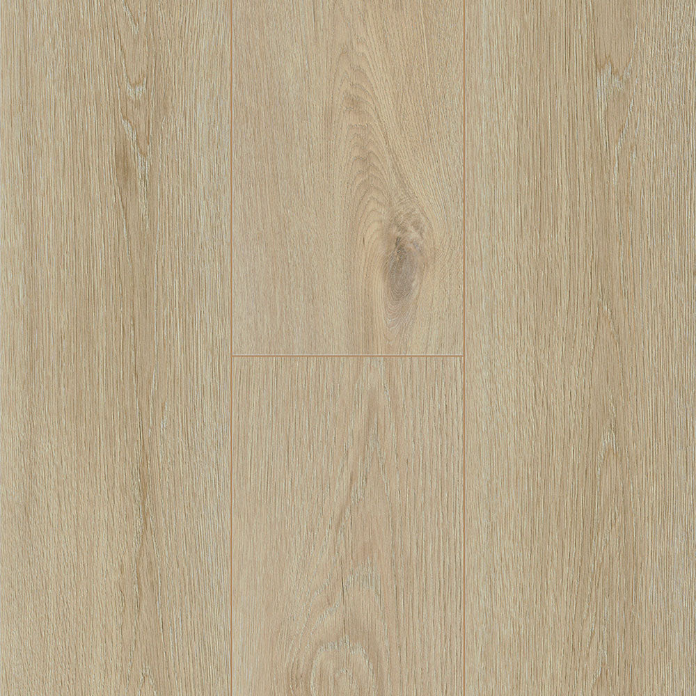 8mm w/pad Goldfinch Oak Water-Resistant Hybrid Resilient Flooring 6.97 in. W x 50.79 in. L - Sample