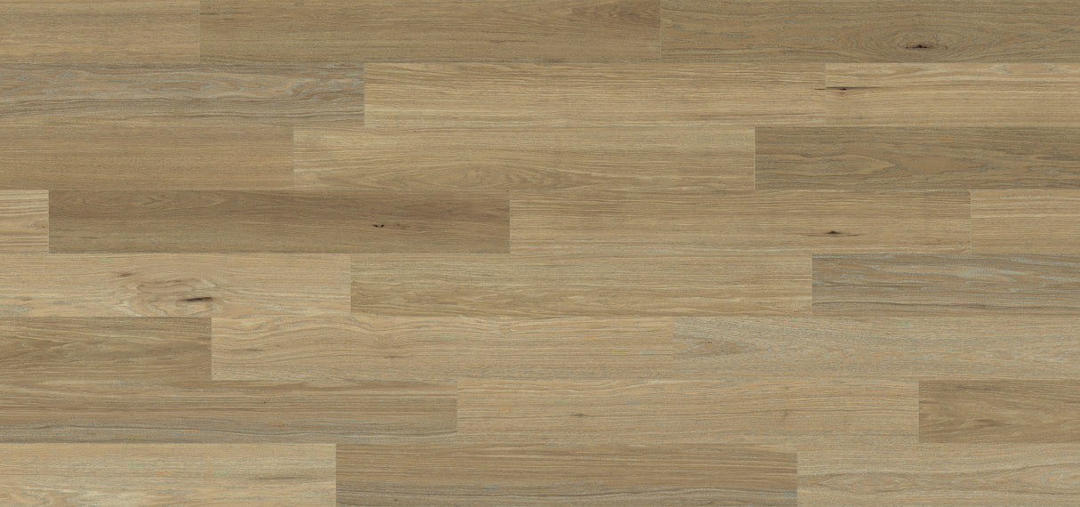 8mm w/pad Tupelo Honey Oak Water-Resistant Hybrid Resilient Flooring 6.97 in. W x 50.79 in. L - Sample