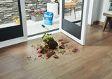 8mm w/pad Hazelton Oak Water-Resistant Hybrid Resilient Flooring 6.97 in. Wide x 50.79 in. Long
