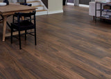 8mm w/pad Willow Bend Walnut Water-Resistant Hybrid Resilient Flooring 6.97 in. Wide x 50.79 in. Long