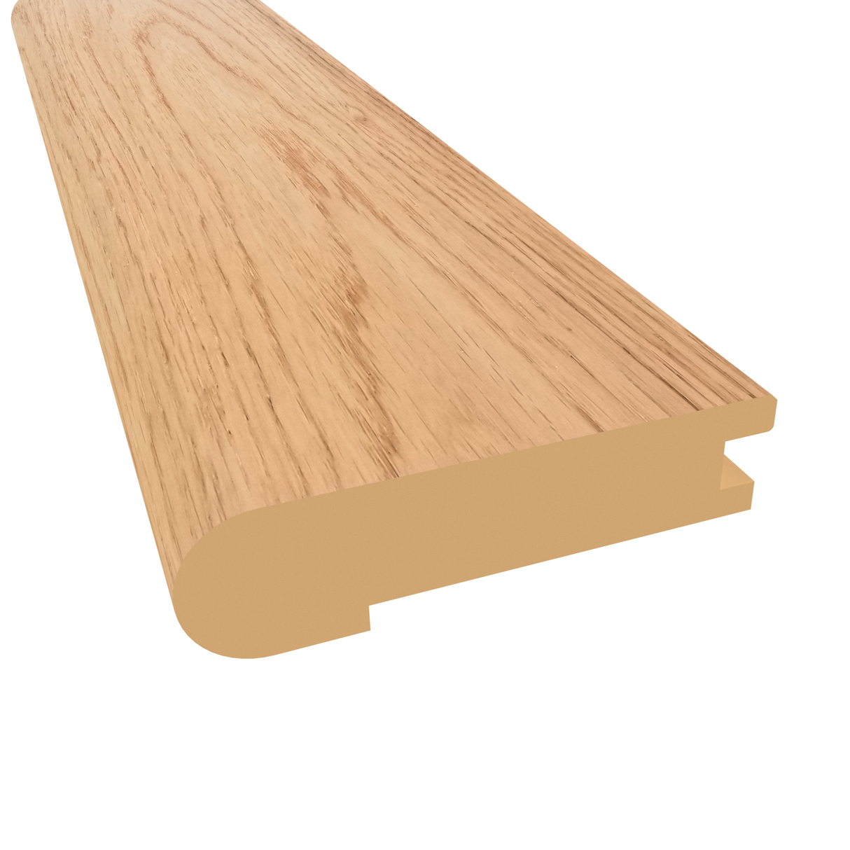 Prefinished White Oak Hardwood 5/8 in. Thick x 2.75 in. Wide x 78 in. Length Stair Nose