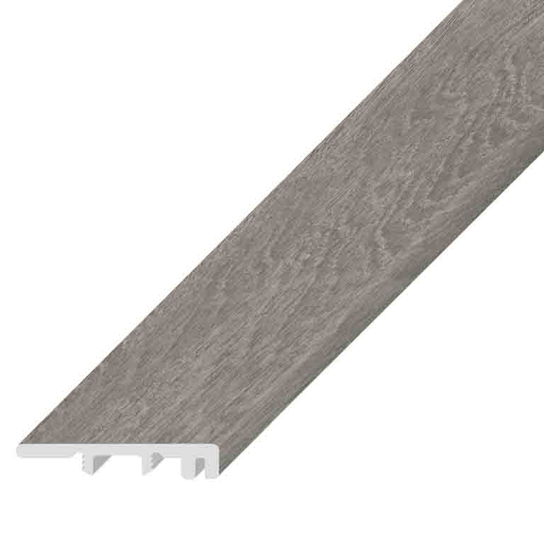 Night Heron Oak Hybrid Resilient Waterproof 1.5 in wide x 7.5 ft Length Low Profile End Cap