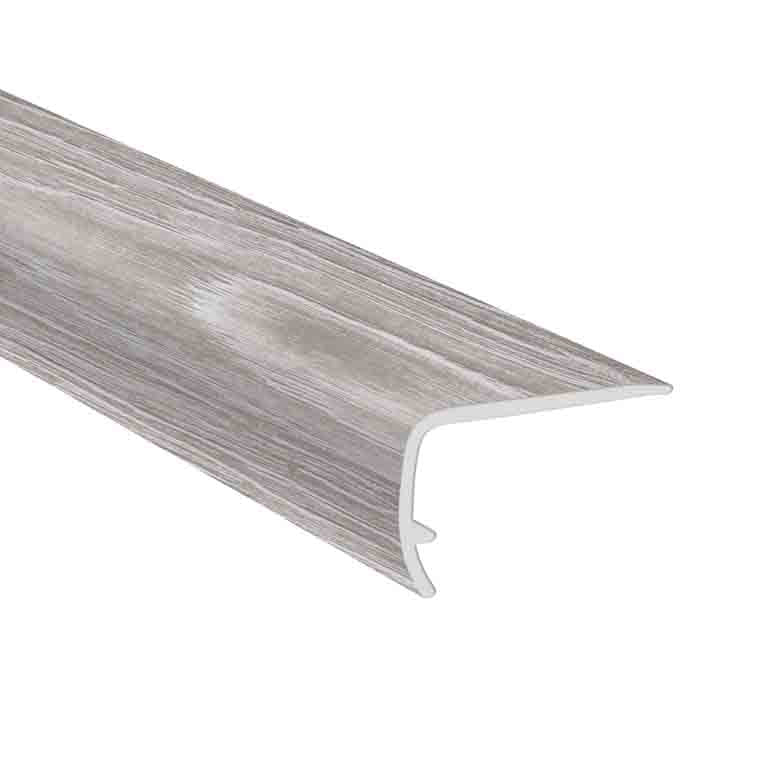 Swedish Cottage Oak Hybrid Resilient Waterproof 2.25 in wide x 7.5 ft Length Low Profile Stair Nose