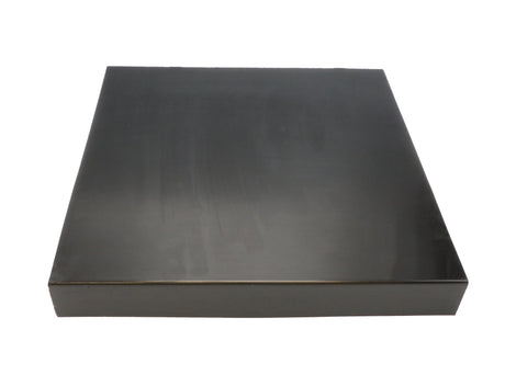 Rubber Light Duty Smooth Stair Tread Square Nose 12.63" x 48" Black