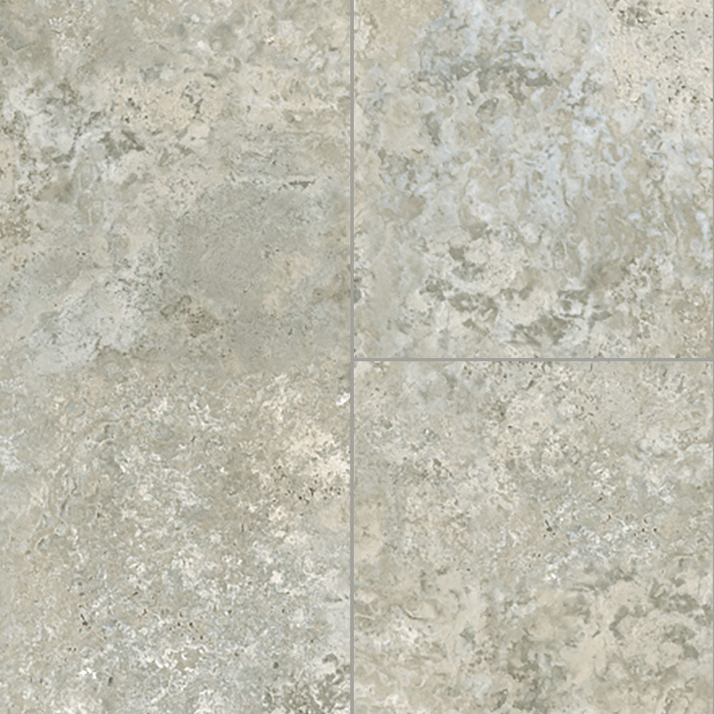 7mm w/pad Antico Travertine TruGrout Waterproof Rigid Vinyl Tile Flooring 12 in. Wide x 48 in. Long