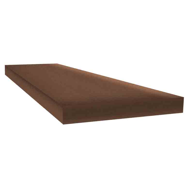 French Roast Oak 48" inch Square Retrofit Tread with Return