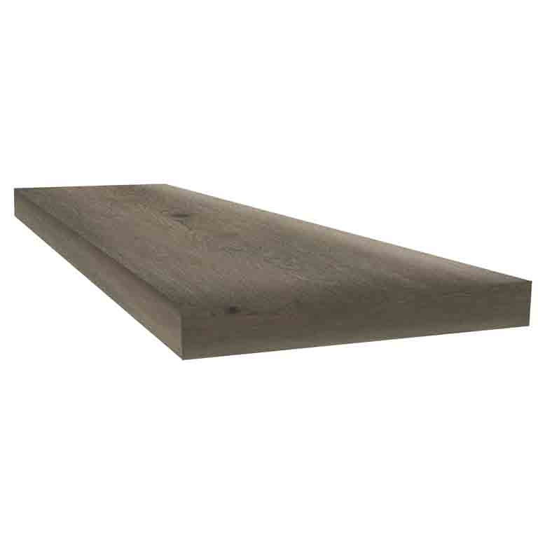 Quiver Tan Oak 48" inch Square Retrofit Tread with Return