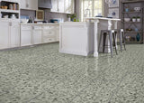7mm w/pad Grigio Terrazzo TruGrout Waterproof Rigid Vinyl Tile Flooring 12 in. Wide x 48 in. Long