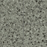 7mm w/pad Grigio Terrazzo TruGrout Waterproof Rigid Vinyl Tile Flooring 12 in. Wide x 48 in. Long