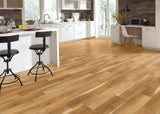 8mm w/pad Clay Harbor Hickory Waterproof Rigid Vinyl Plank Flooring 9.13 in. Wide x 60 in. Long