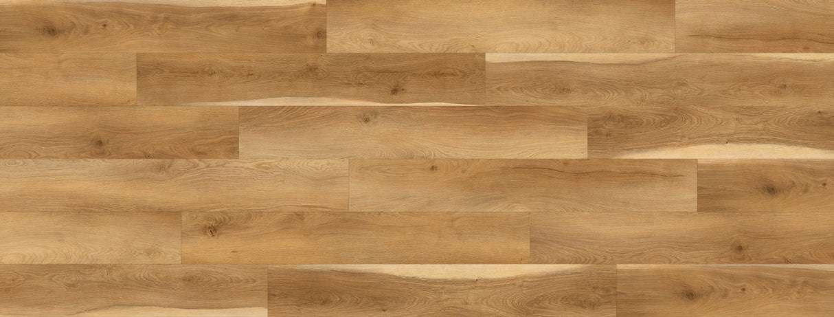 8mm w/pad Clay Harbor Hickry Waterproof Rigid Vinyl Plank Flooring 9.13 in Wide x 60 in Long - Sample