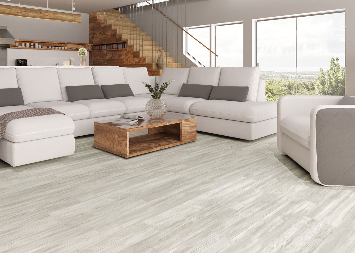5mm w/pad Shutford Manor Oak Waterproof Rigid Vinyl Plank Flooring - Sample
