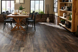 12mm Whiskey Oak w/ pad Water-Resistant Laminate Flooring 7.5 in. Width x 50.67 in. Length