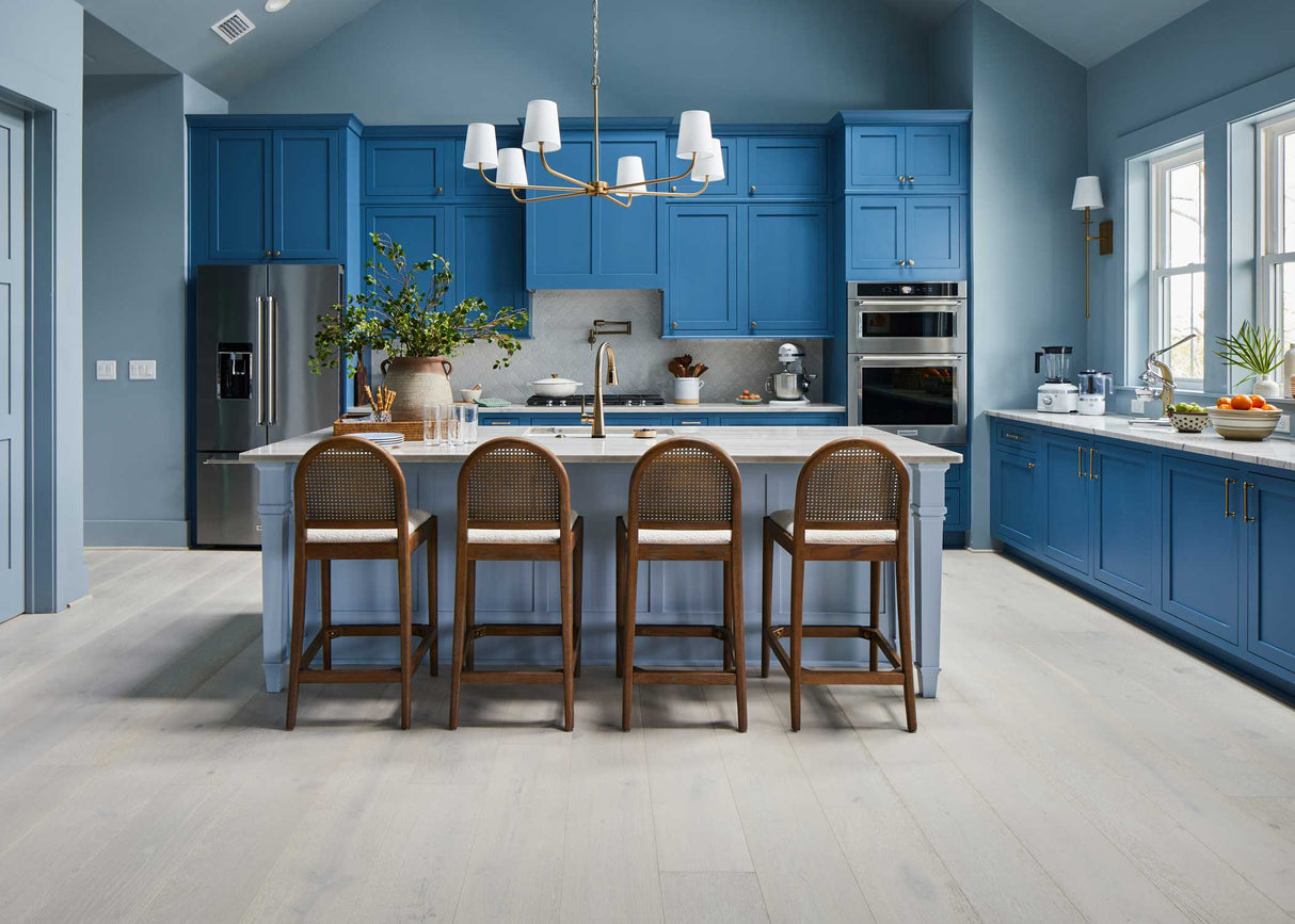 5/8 in. Clearwater Beach White Oak Distressed Prefinished Engineered Hardwood Flooring 9.5 in. Wide